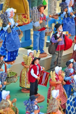 Balade des santons dans le vieux Nice