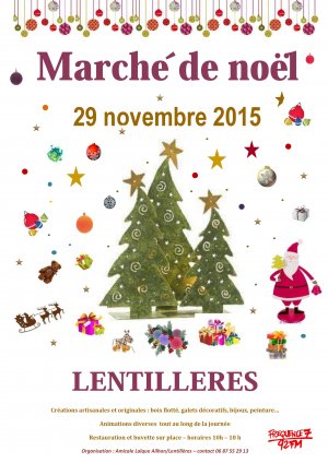 Marché de Noël à Lentillères
