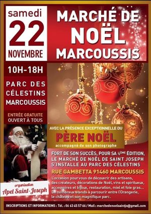 Le Marché de Noël Saint Joseph de Marcoussis