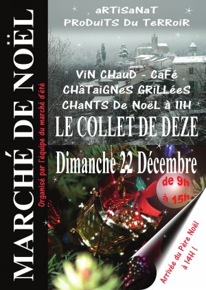 Marché de Noël à Le Collet-de-Dèze