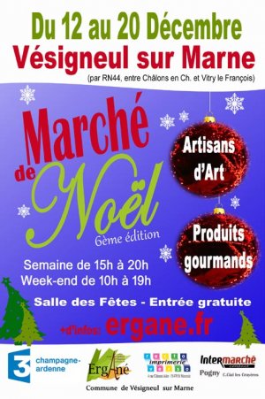 Marché de Noël à Vésigneul-sur-Marne